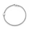 Eka 18ct White Gold Slim Bracelet