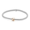 Prima 18ct White Gold Bracelet With Diamond Set And Plain Rondels