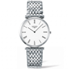 La Grande Classique 36mm White Roman Dial Bracelet Watch