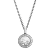 Chopard Happy Diamonds Icons 18ct White Gold Round Pendant - Berry's Jewellers