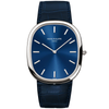 Golden Ellipse Platinum Blue Sunburst Dial Men's Automatic Watch