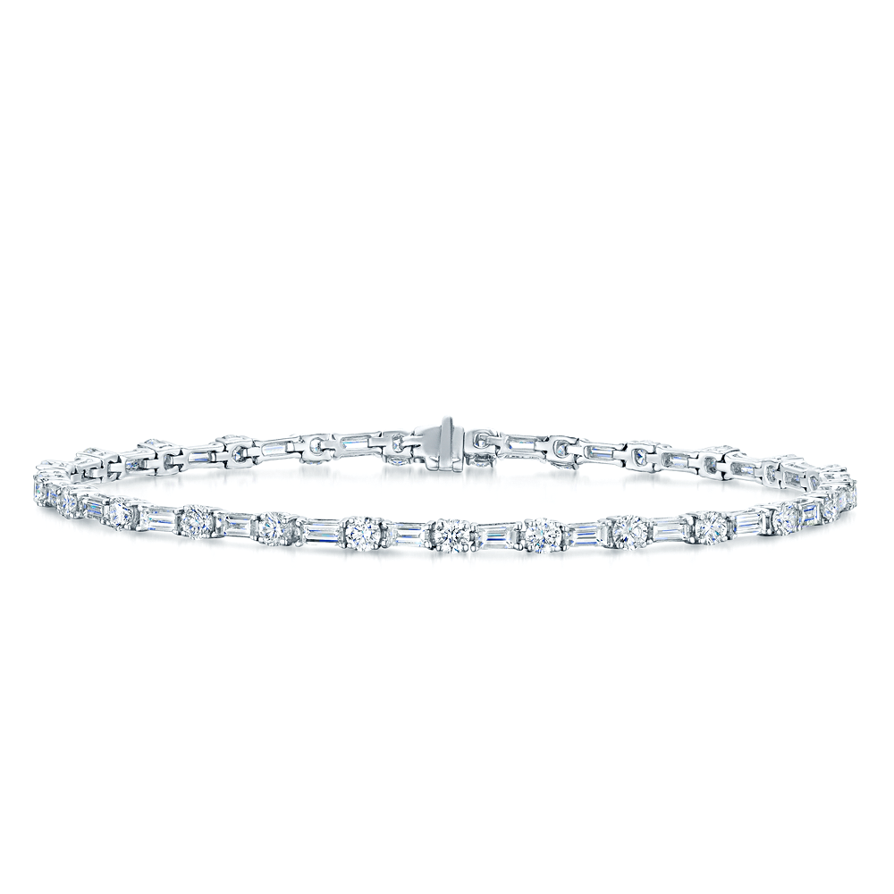 White Gold And 8.15ct Heart Shape Diamond Tennis Bracelet Available For  Immediate Sale At Sotheby's