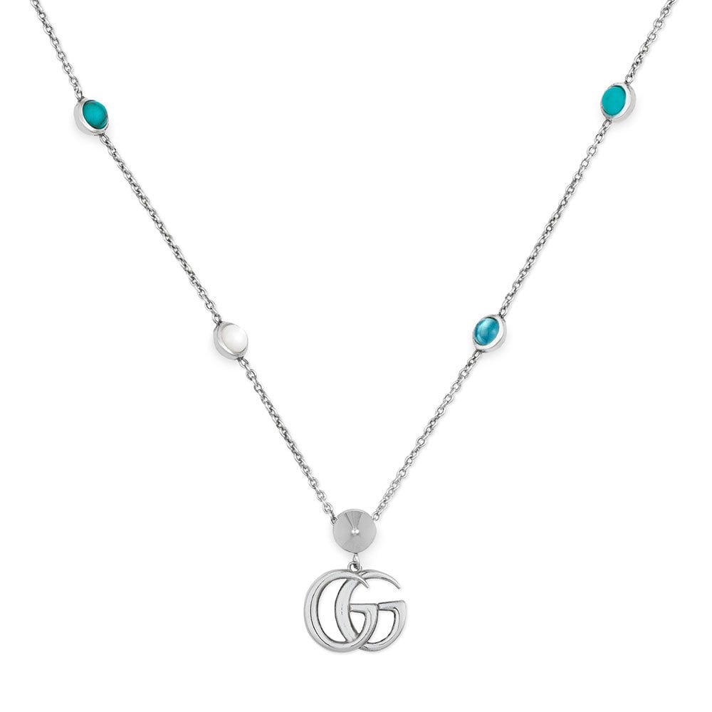 Pearl double deals g necklace