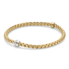 Eka 18ct Yellow Gold Bracelet with Diamond Set Rondel