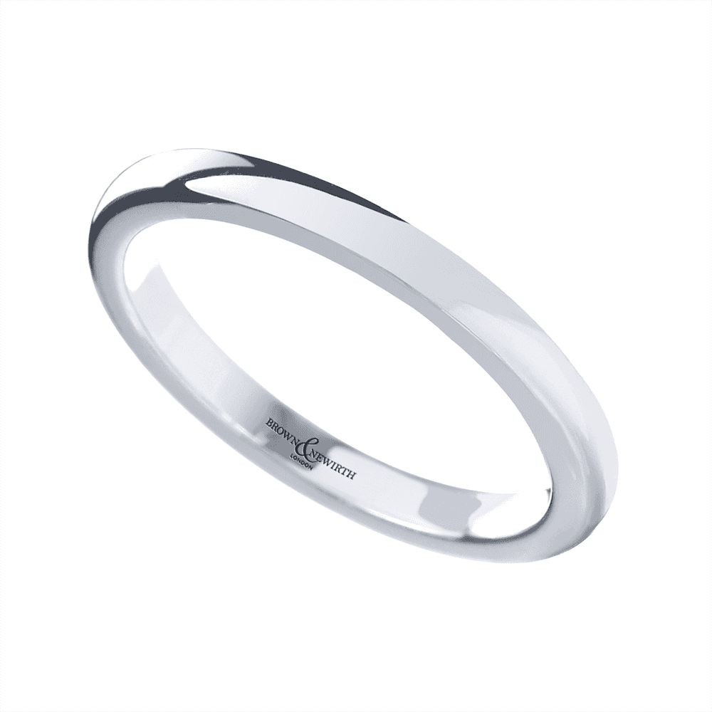 Lustrous 2mm Wedding Ring