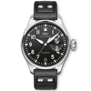 Big Pilot's 46mm Black Dial Men's Leather Strap Watch