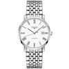 Elegant 39mm White Roman Dial Automatic Bracelet Watch