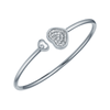 Chopard 18ct White Gold Happy Hearts Diamond Pave Bangle - Berry's Jewellers