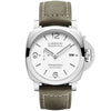 Luminor Marina Steel White Dial 44mm Automatic Strap Watch