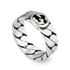 Interlocking G Sterling Silver Logo 6mm Band Ring