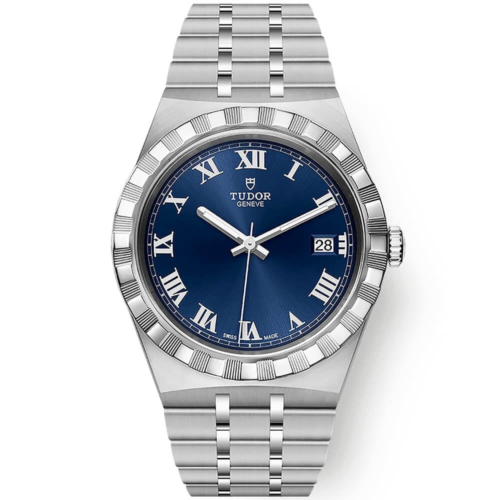 TUDOR Royal 38mm Blue Roman Dial Automatic Bracelet Watch M28500 0005