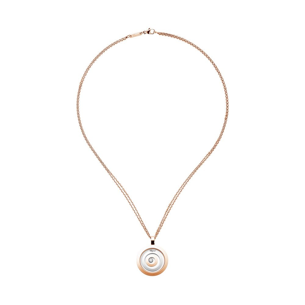 Chopard Happy Spirit 18ct Rose and White Gold Pendant