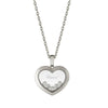 Happy Diamonds 18ct White Gold Heart Pendant