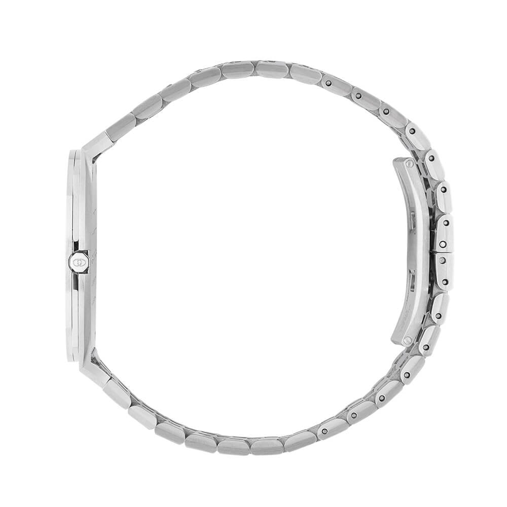 Mens bracelet watch online silver