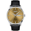 Heritage Visodate  42mm Gold Dial Powermatic 80 Steel  Strap Watch