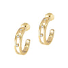 Move 18ct Yellow Gold Hoop Earrings