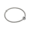 Eka 18ct White Gold Bracelet With Geometric Diamond Set Rondels