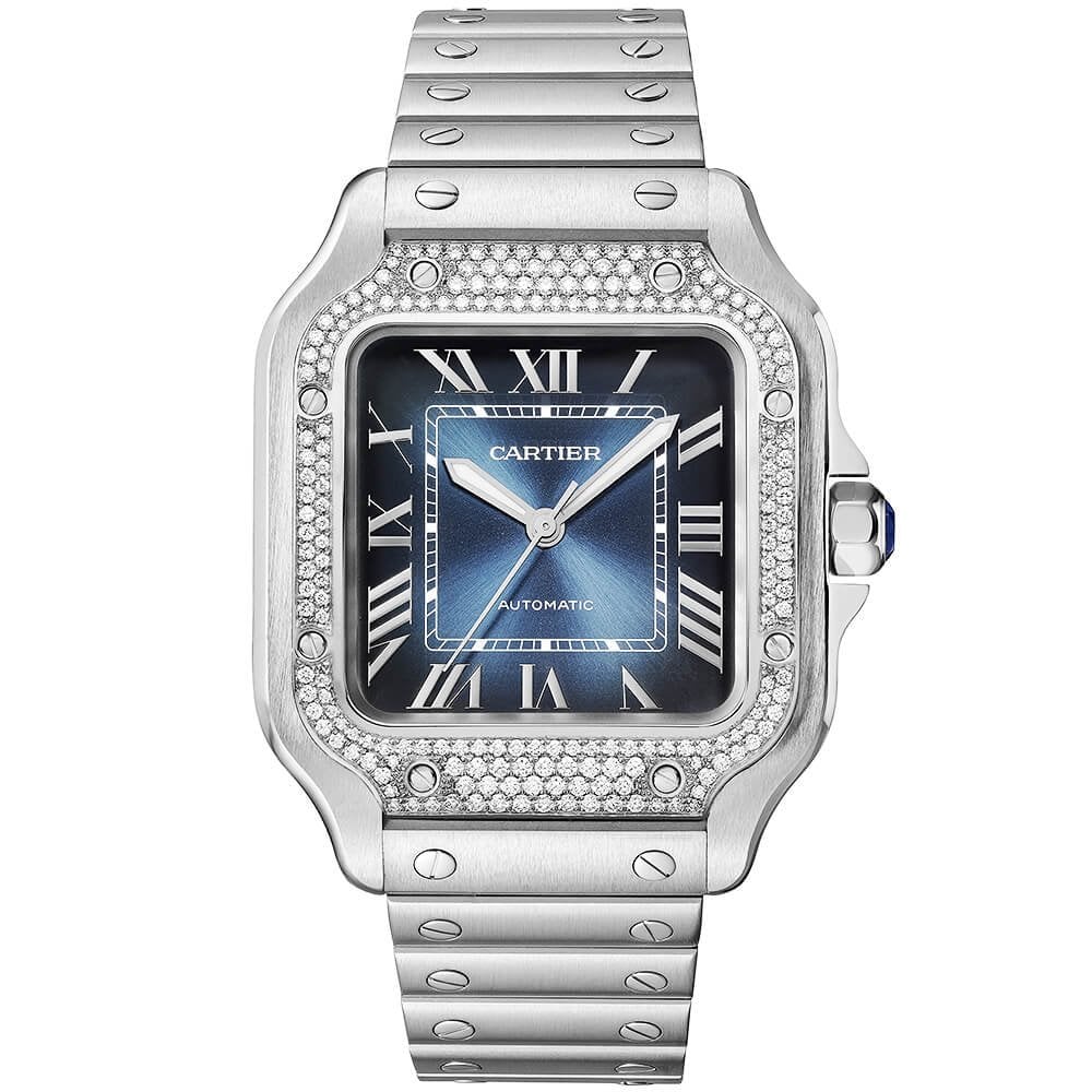 Cartier Santos Blue Dial Watches at Berry s Authorised Dealer