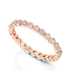 Diamond Set Full Eternity Ring in 18ct White, Yellow or Rose Gold