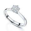 Berry's Platinum GIA Certificated 0.70 Carat Round Brilliant Cut Diamond Six Claw Ring - Berry's Jewellers