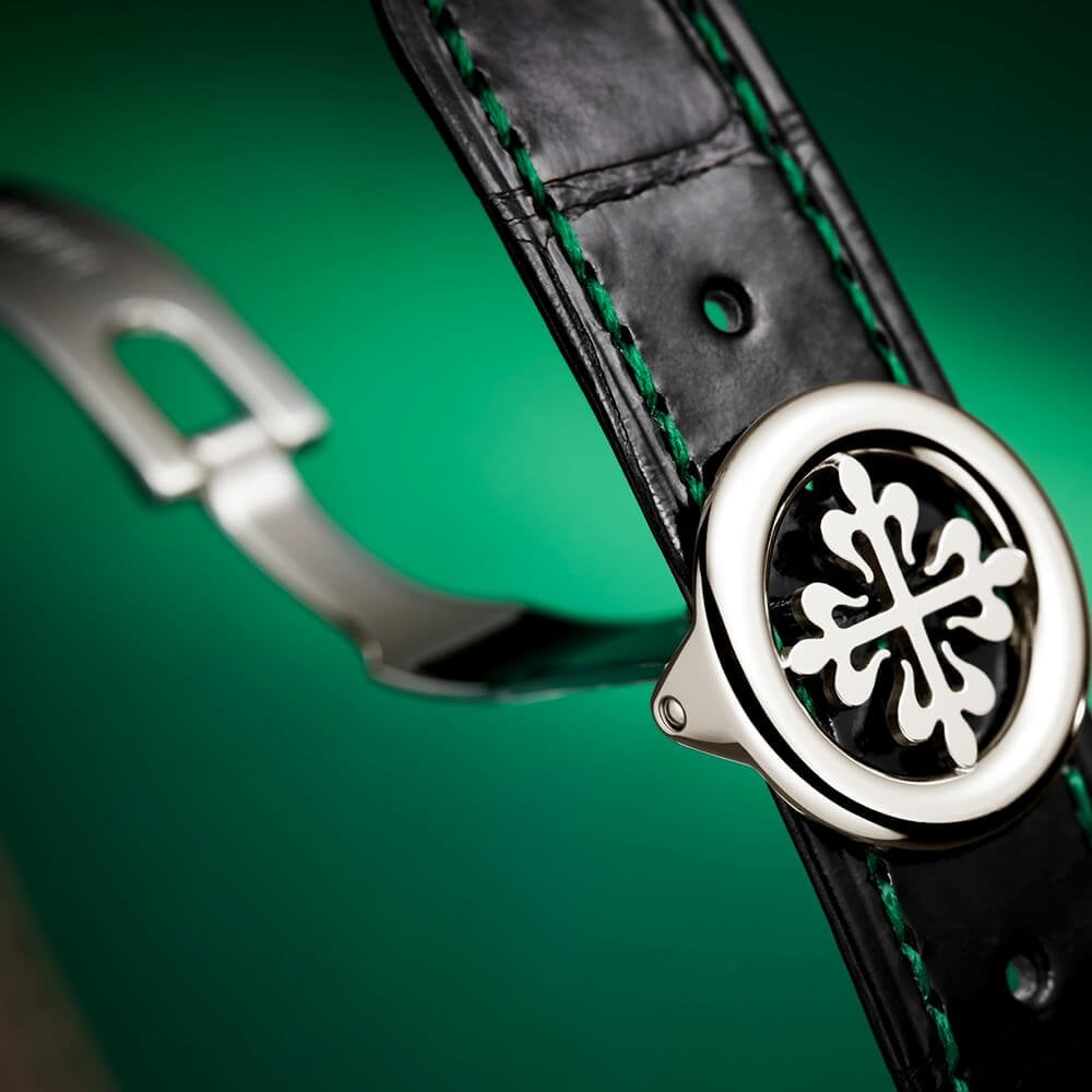 Grand Complications 41mm Platinum Green Dial Perpetual Calendar Watch