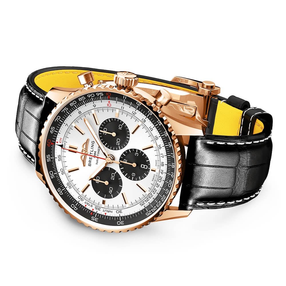 Breitling silver and gold on sale watch