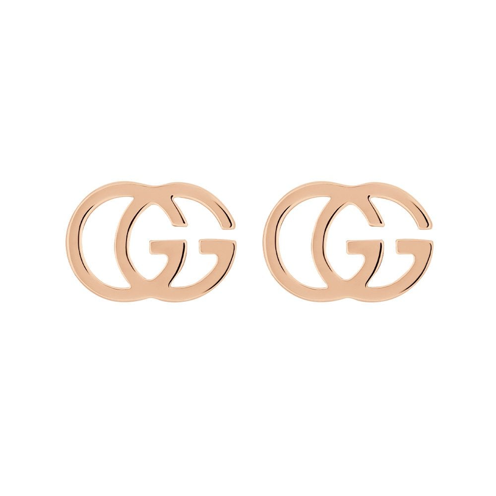 Gucci stud earrings discount gold