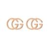 GG Running 18ct Rose Gold Stud Earrings