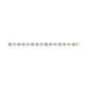 Georg Jensen Daisy Rhodium Plated Sterling Silver Green & White Enamel Bracelet - Berry's Jewellers