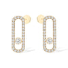 Move Uno 18ct Yellow Gold Pave-Set Diamond Earrings