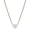 18ct Rose Gold My Happy Hearts Mother Of Pearl Pendant