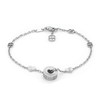 Icon 18ct White Gold Open Heart Bracelet