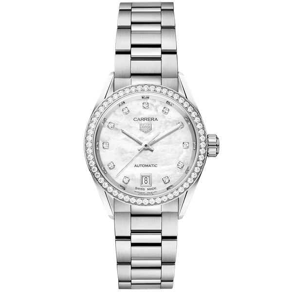 Tag heuer women's shop carrera diamond watch