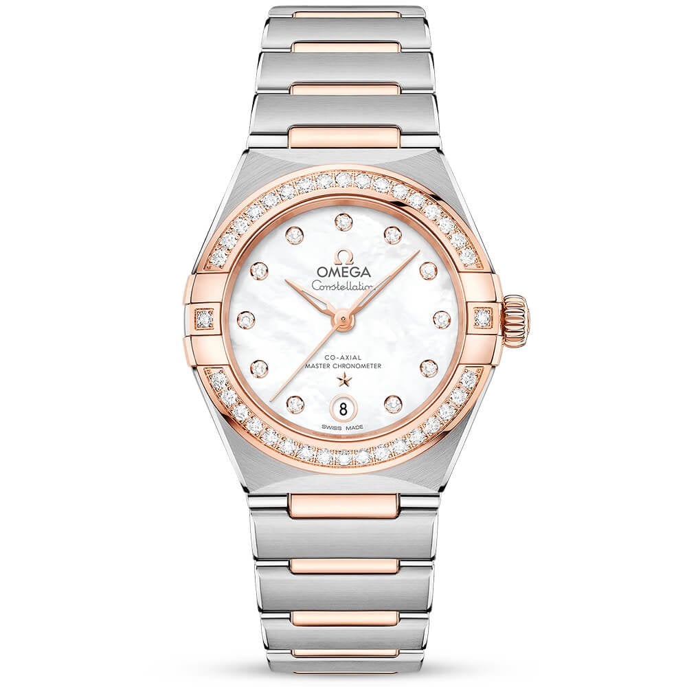 Omega diamond outlet watch