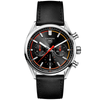 Carrera 42mm Black/Orange Gradient Dial Automatic Strap Watch